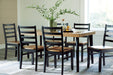 Blondon Dining Table and 6 Chairs (Set of 7) - De Avenue Furniture