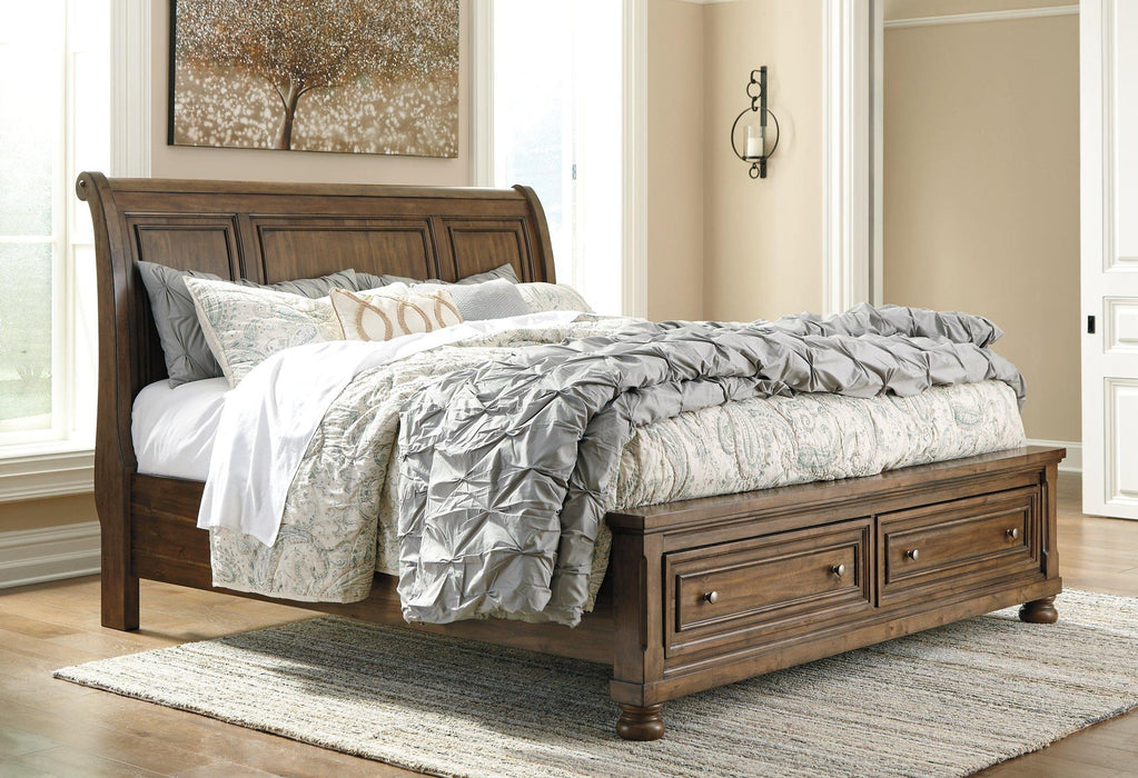 Flynnter Bed with 2 Storage Drawers - De Avenue Furniture