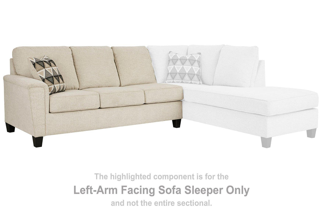 Abinger 2-Piece Sleeper Sectional with Chaise - De Avenue Furniture