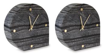 Janmour Table Clock (Set of 2) - De Avenue Furniture