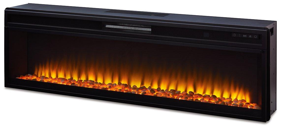 Krystanza TV Stand with Electric Fireplace - De Avenue Furniture