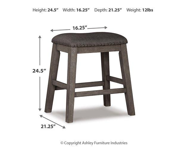 Caitbrook Counter Height Upholstered Bar Stool - De Avenue Furniture