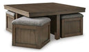 Boardernest Coffee Table with 4 Stools - De Avenue Furniture