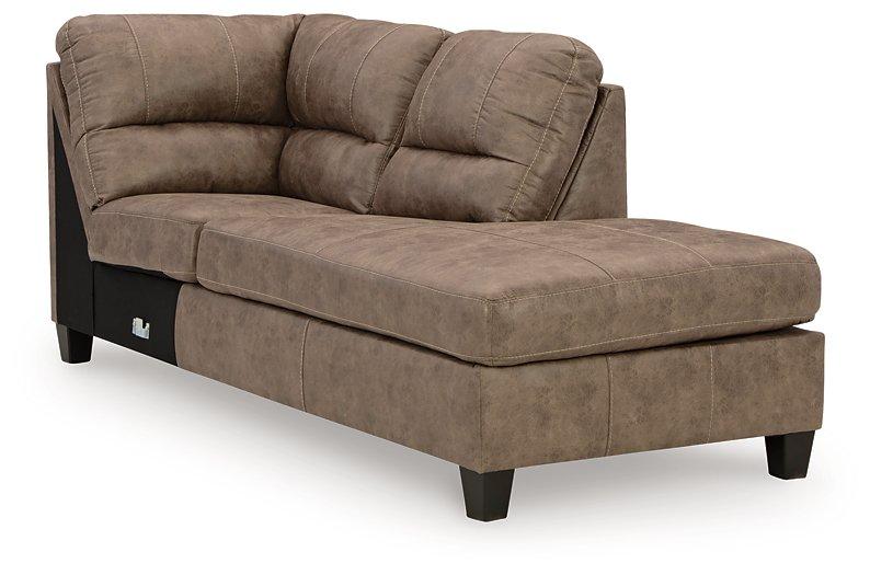 Navi 2-Piece Sectional Sofa Sleeper Chaise - De Avenue Furniture