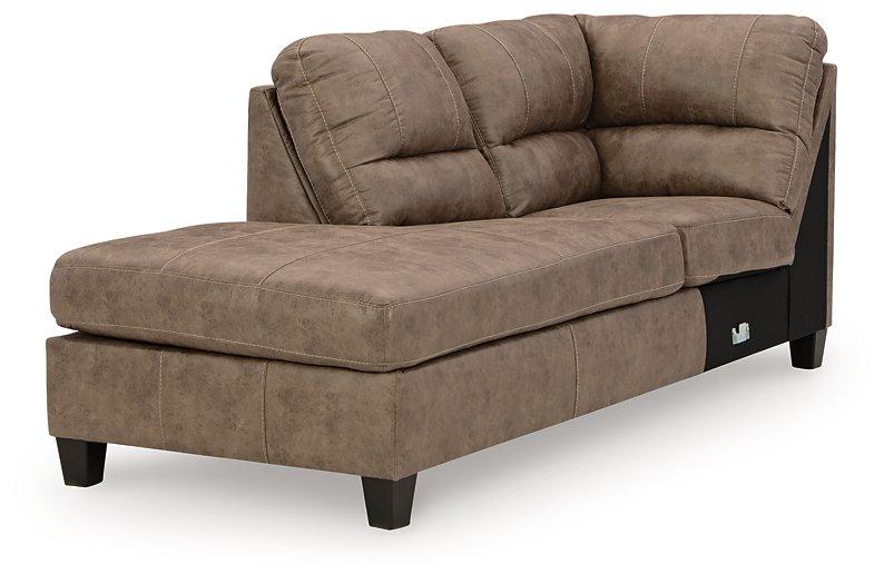 Navi 2-Piece Sectional Sofa Sleeper Chaise - De Avenue Furniture