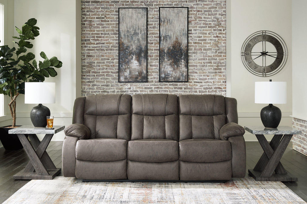 First Base Reclining Sofa - De Avenue Furniture