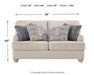 Traemore Loveseat - De Avenue Furniture