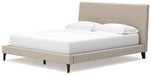 Cielden Upholstered Bed with Roll Slats - De Avenue Furniture