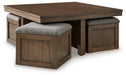 Boardernest Coffee Table with 4 Stools - De Avenue Furniture