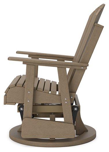 Hyland wave Outdoor Swivel Glider Chair - De Avenue Furniture