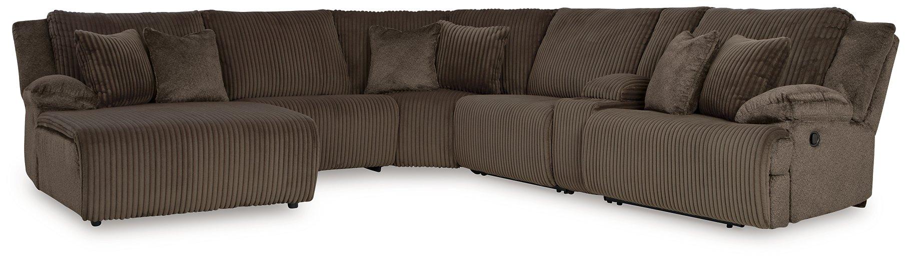 Top Tier Reclining Sectional with Chaise - De Avenue Furniture