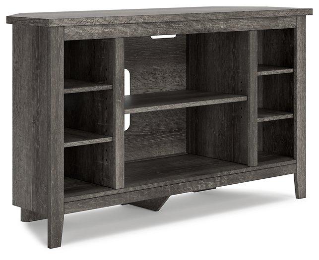 Arlenbry Corner TV Stand with Electric Fireplace - De Avenue Furniture