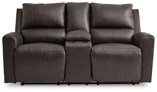 Boxmere Power Reclining Loveseat with Console - De Avenue Furniture