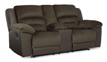 Dorman Reclining Loveseat with Console - De Avenue Furniture