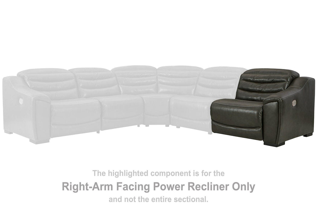 Center Line Power Reclining Sectional Loveseat - De Avenue Furniture