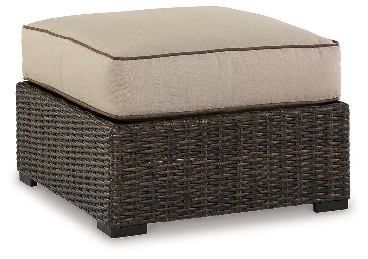 Coastline Bay Outdoor Ottoman with Cushion - De Avenue Furniture