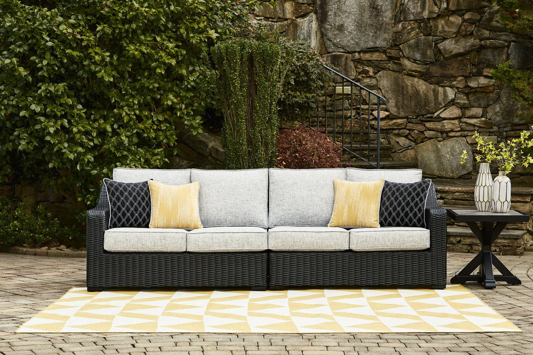 Beachcroft 2-Piece Outdoor Loveseat with Cushion - De Avenue Furniture