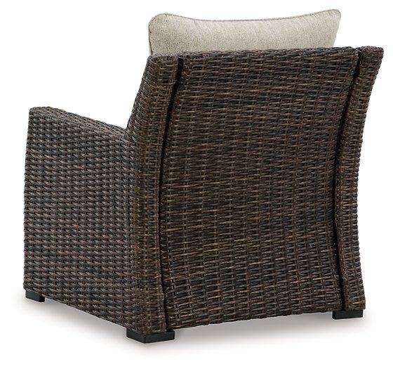 Brook Ranch Outdoor Lounge Chair with Cushion - De Avenue Furniture