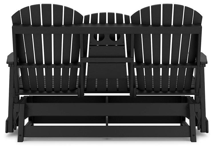 Hyland wave Outdoor Glider Loveseat - De Avenue Furniture