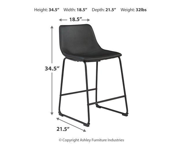 Centiar Counter Height Bar Stool - De Avenue Furniture