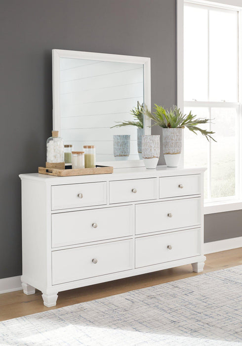 Fortman Dresser and Mirror - De Avenue Furniture