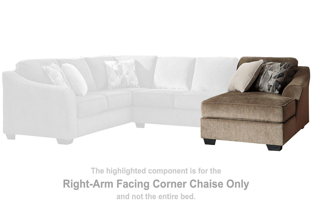 Graftin 3-Piece Sectional with Chaise - De Avenue Furniture