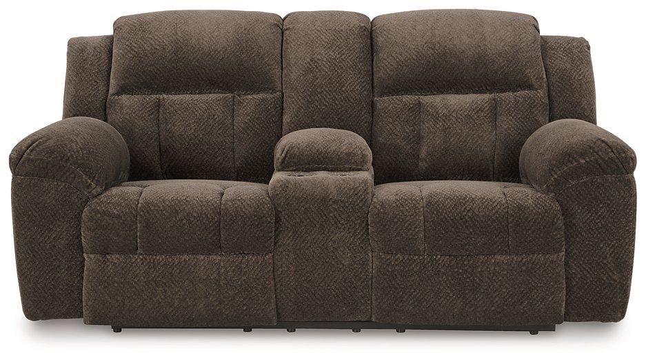 Frohn Reclining Loveseat with Console - De Avenue Furniture