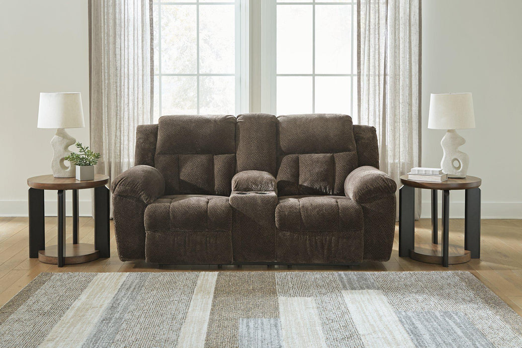 Frohn Reclining Loveseat with Console - De Avenue Furniture
