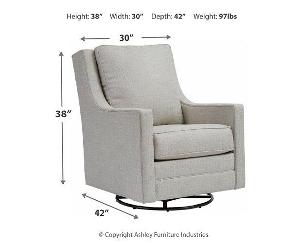 Kambria Swivel Glider Accent Chair - De Avenue Furniture