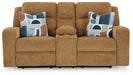Kanlow Reclining Loveseat with Console - De Avenue Furniture