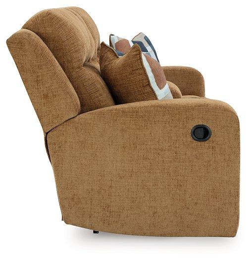 Kanlow Reclining Loveseat with Console - De Avenue Furniture