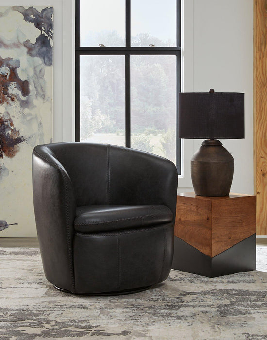 Kierreys Swivel Chair - De Avenue Furniture