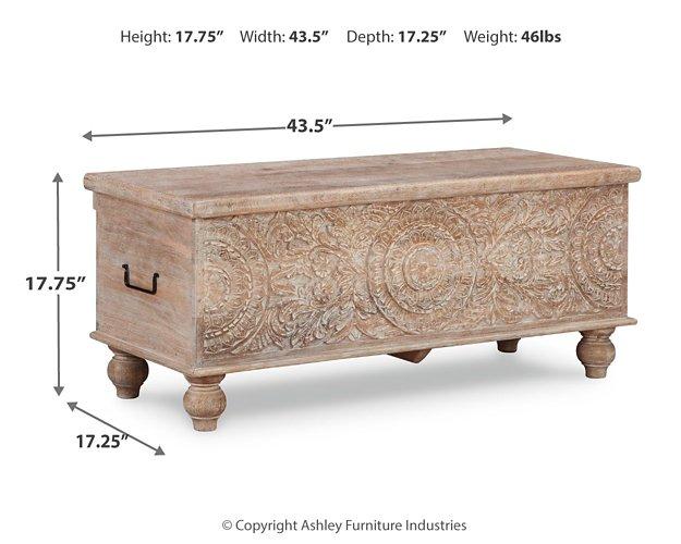 Fossil Ridge Storage Bench - De Avenue Furniture