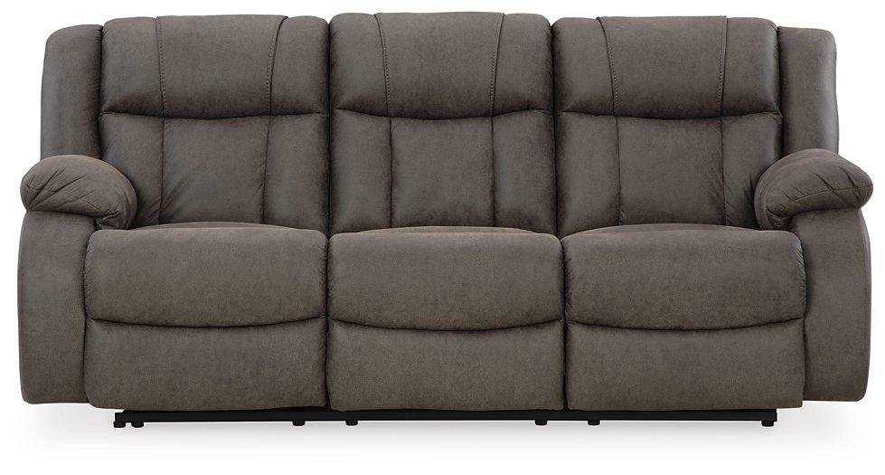 First Base Reclining Sofa - De Avenue Furniture