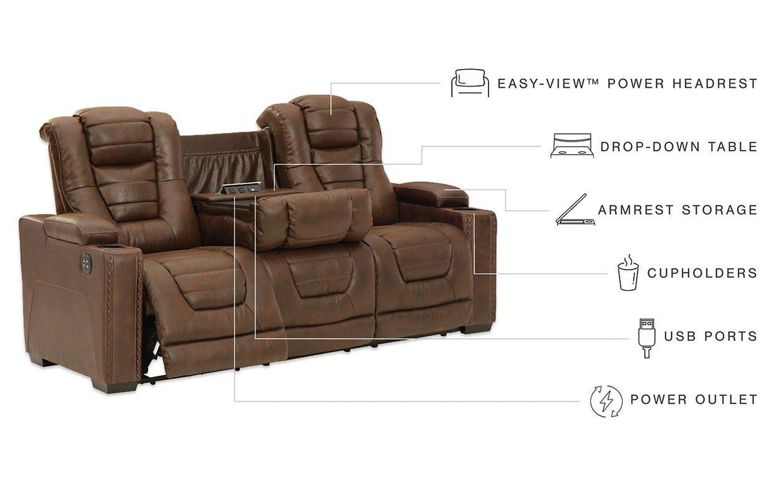 Owner's Box Power Reclining Sofa - De Avenue Furniture