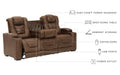 Owner's Box Power Reclining Sofa - De Avenue Furniture