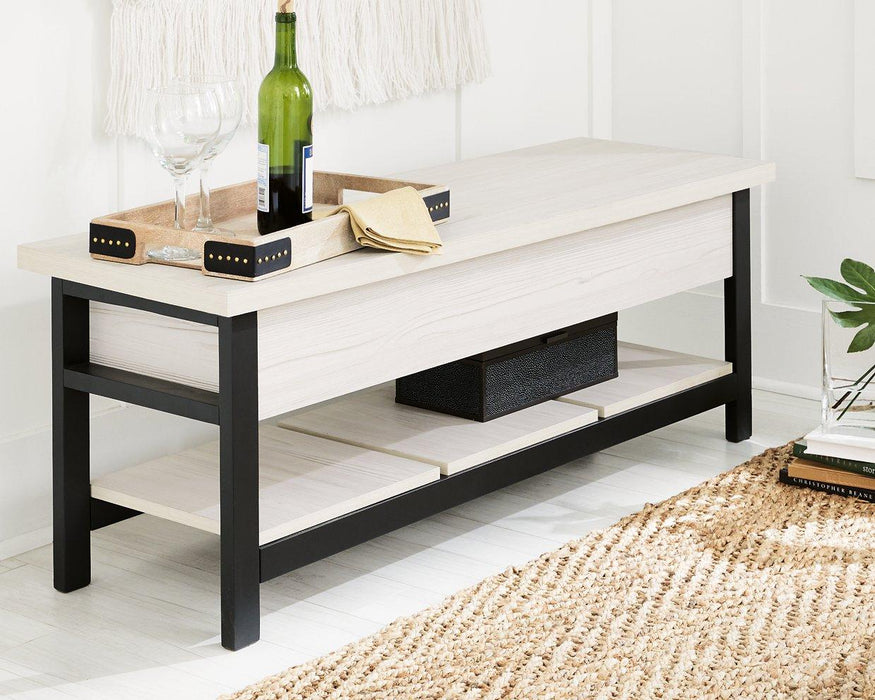 Rhyson Storage Bench - De Avenue Furniture