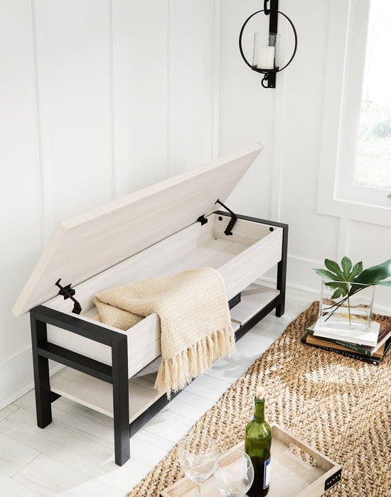 Rhyson Storage Bench - De Avenue Furniture