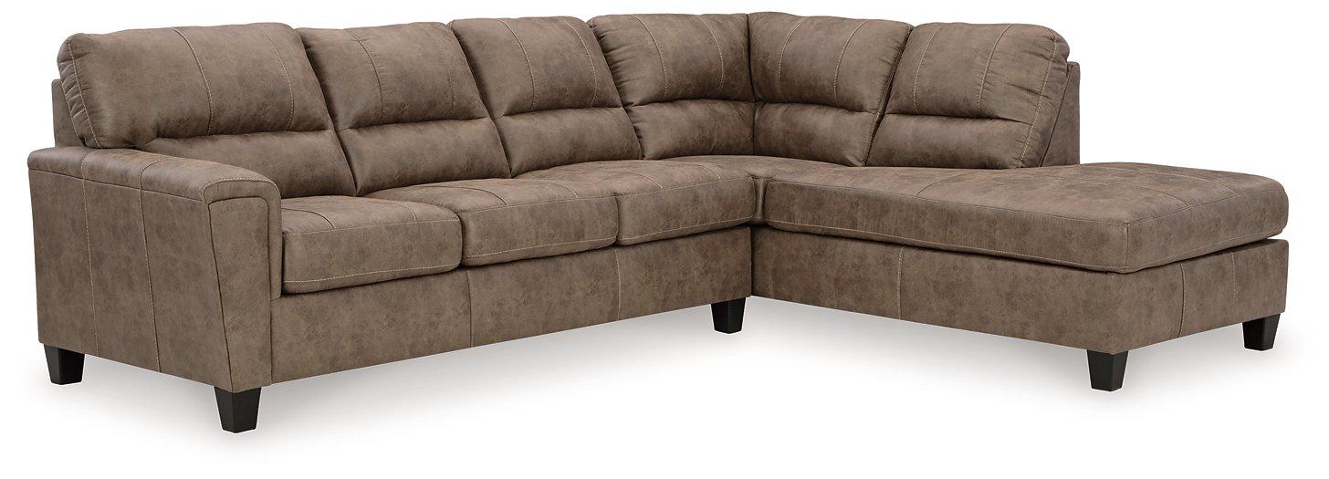 Navi 2-Piece Sectional Sofa Sleeper Chaise - De Avenue Furniture