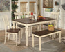 Whitesburg Dining Bench - De Avenue Furniture