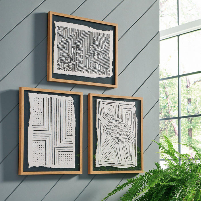 Wonderstow Wall Art (Set of 3) - De Avenue Furniture