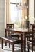 Bennox Dining Table and Chairs with Bench (Set of 6) - De Avenue Furniture
