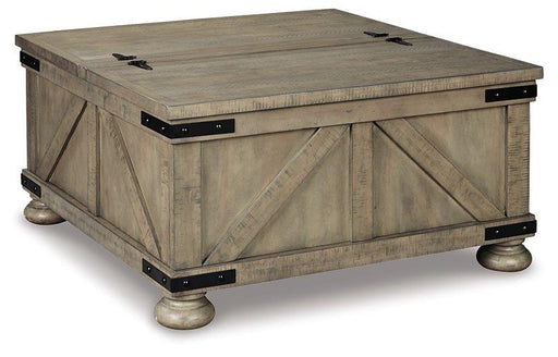 Aldwin Coffee Table With Storage - De Avenue Furniture