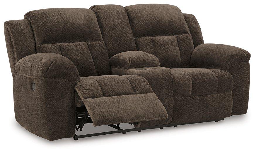 Frohn Reclining Loveseat with Console - De Avenue Furniture
