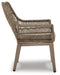Beach Front Arm Chair with Cushion (Set of 2) - De Avenue Furniture