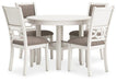 Erinberg Dining Table and 4 Chairs (Set of 5) - De Avenue Furniture