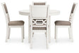 Erinberg Dining Table and 4 Chairs (Set of 5) - De Avenue Furniture