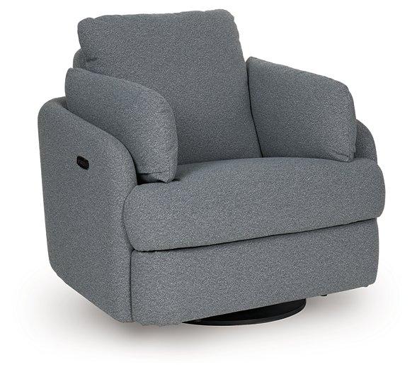 Alainmont Next-Gen Nuvella Swivel Power Recliner - De Avenue Furniture