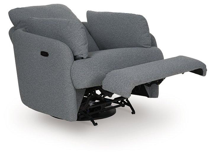 Alainmont Next-Gen Nuvella Swivel Power Recliner - De Avenue Furniture