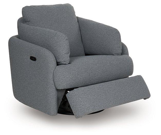 Alainmont Next-Gen Nuvella Swivel Power Recliner - De Avenue Furniture